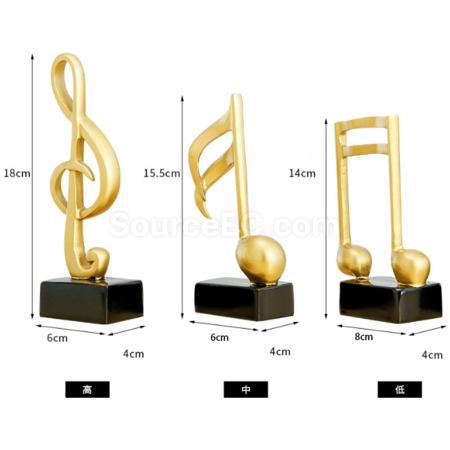 客製化音符模型擺件禮品