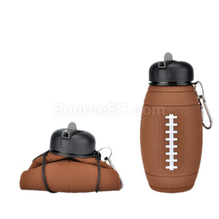 客製化600ML橄欖球造型折疊杯禮品