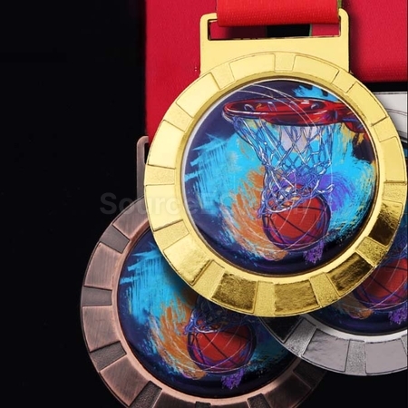 客製化炫彩滴膠金屬獎牌禮品