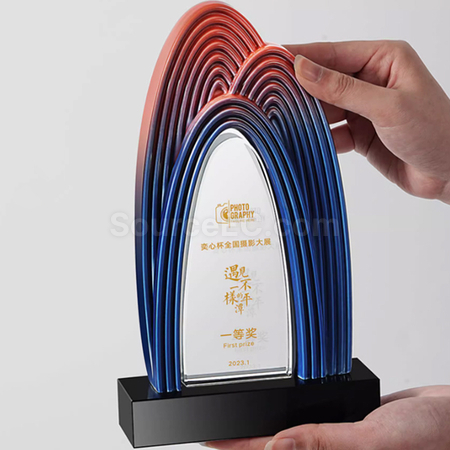 客製化陶瓷水晶獎座禮品