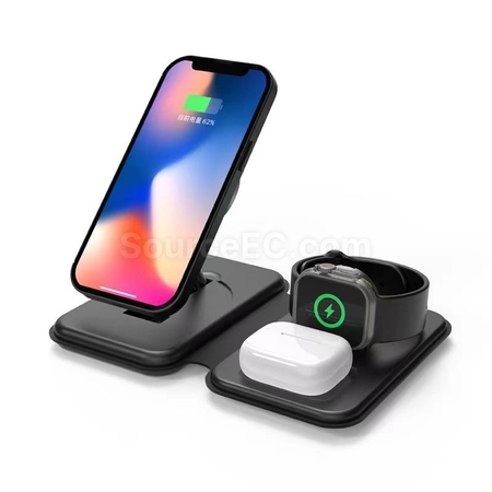 客製化磁吸折疊三合一無線充禮品