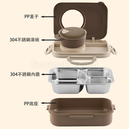 客製化不銹鋼多層便當盒禮品