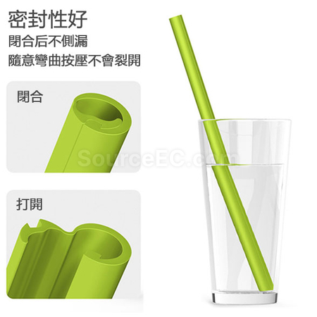 客製化矽膠摺合吸管禮品