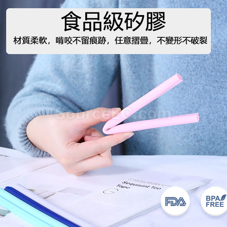 客製化矽膠摺合吸管禮品