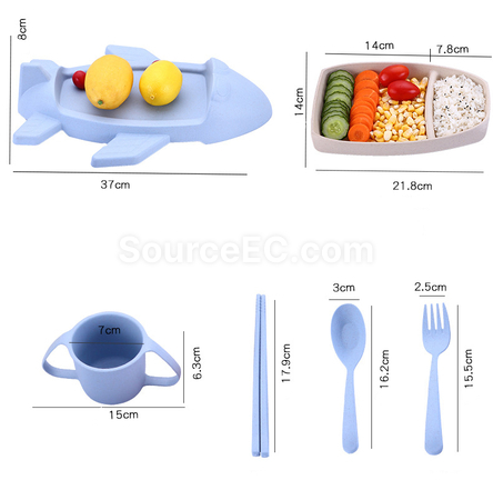 客製化兒童環保餐具套裝禮品