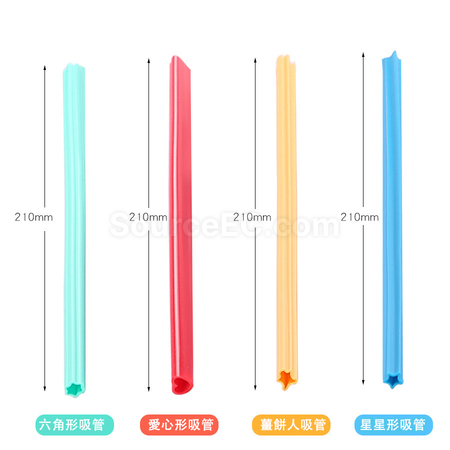 客製化造型矽膠吸管禮品