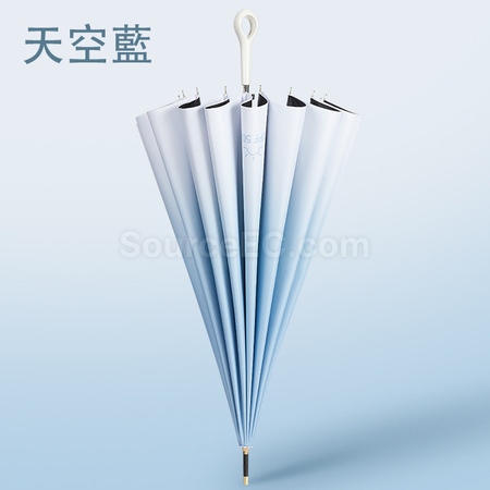 客製化漸變16骨直傘禮品