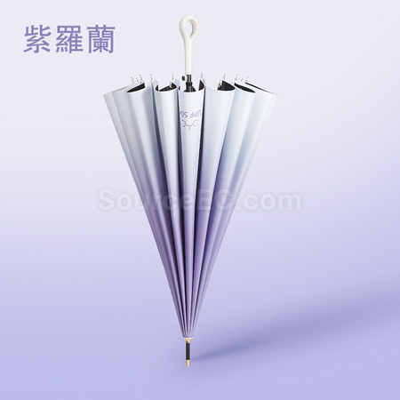 客製化漸變16骨直傘禮品