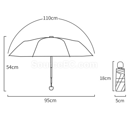 客製化漸變摺疊雨傘禮品