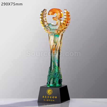 客製化琉璃水晶獎座禮品