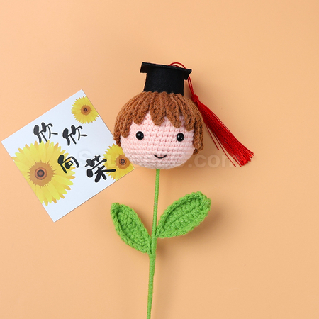 客製化畢業生編織玩偶花束禮品