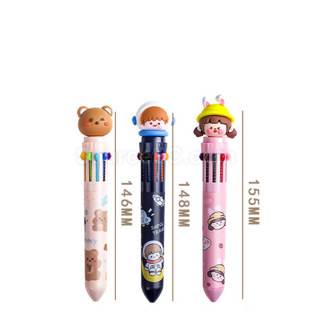 客製化卡通可愛多色原子筆禮品