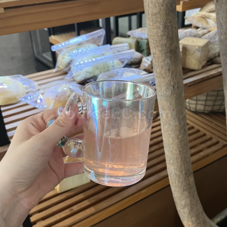 客製化泡泡手把玻璃杯禮品