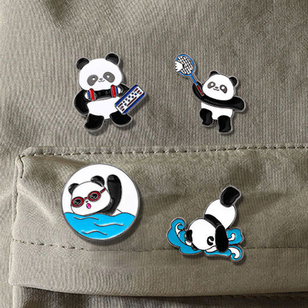 客製化熊貓徽章禮品