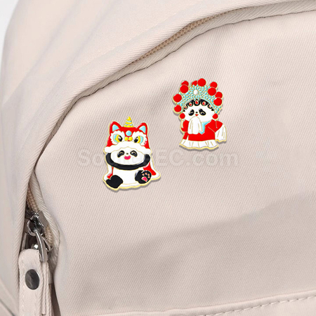 客製化熊貓徽章禮品