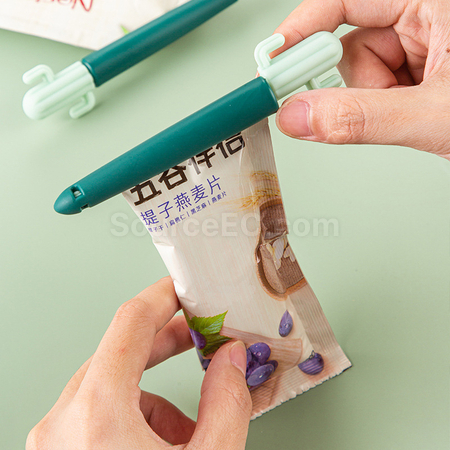 客製化仙人掌冰箱貼封口夾禮品