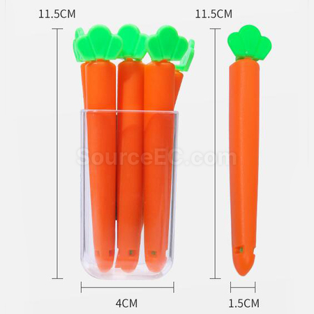客製化胡蘿蔔冰箱貼封口夾禮品