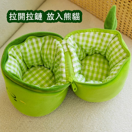 客製化熊貓抱竹子玩偶禮品