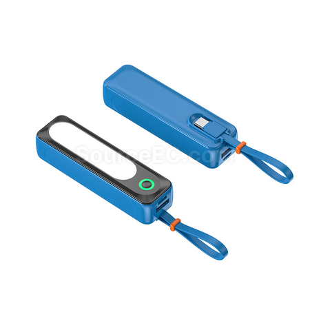 客製化帶線膠囊行動電源禮品
