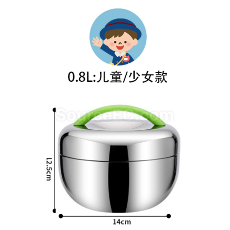 客製化不鏽鋼蘋果型飯盒禮品