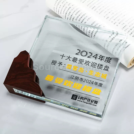 客製化大理石水晶獎座禮品