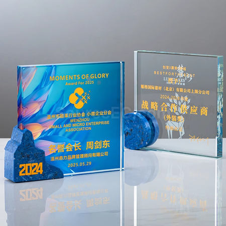 客製化大理石水晶獎座禮品