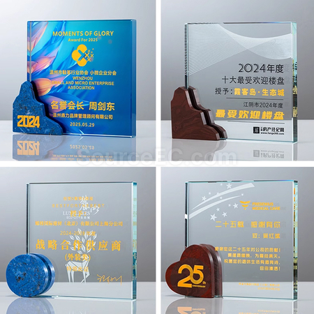 客製化大理石水晶獎座禮品