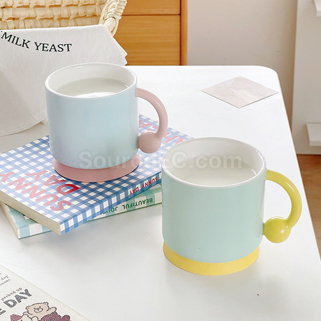 客製化矽膠底防滑陶瓷杯禮品