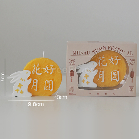 客製化中秋月餅造型香氛蠟燭禮盒禮品