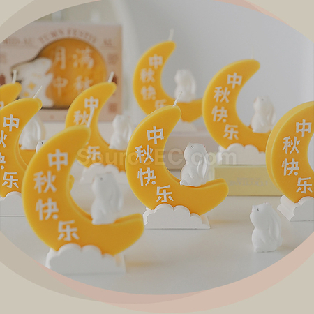 客製化中秋月餅造型香氛蠟燭禮盒禮品