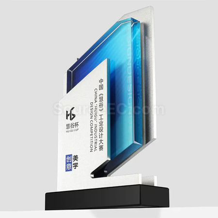 客製化金屬水晶獎座禮品