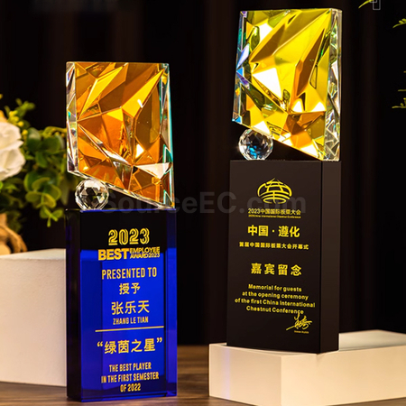 客製化創意水晶獎座禮品