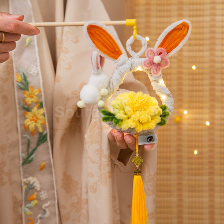 客製化中秋diy兔子燈（需自行組裝）禮品