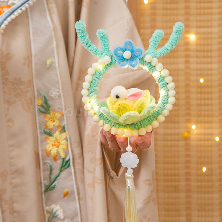 客製化中秋diy兔子燈（需自行組裝）禮品