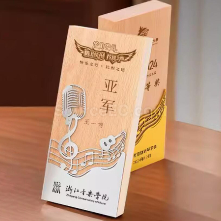 客製化木獎座禮品