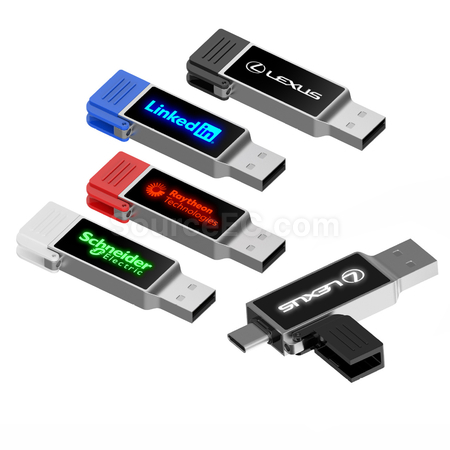 客製化Type-C發光隨身碟禮品