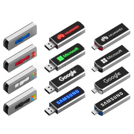 客製化Type-C發光隨身碟禮品