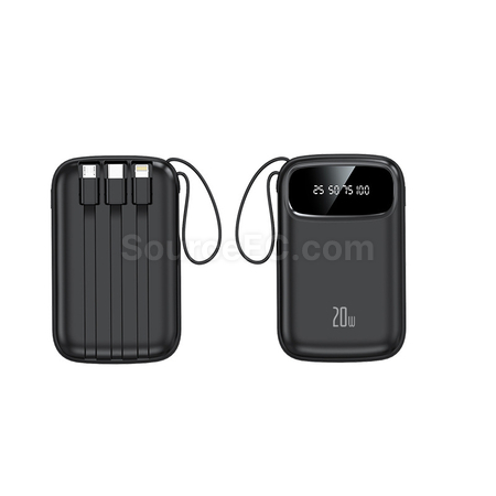 客製化3C認證自帶線移動電源禮品