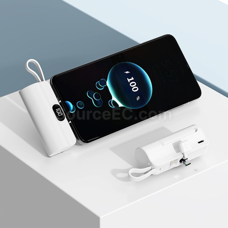 客製化無線膠囊行動電源帶支架禮品