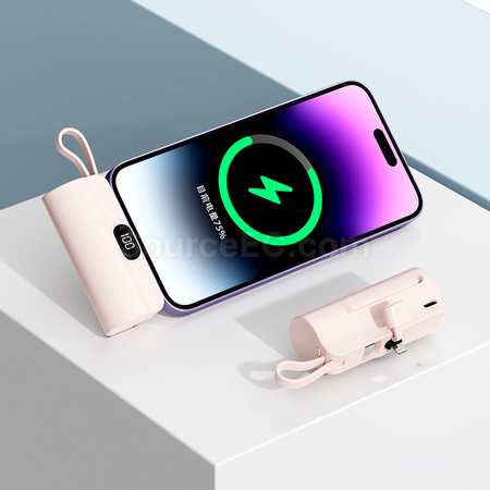 客製化無線膠囊行動電源帶支架禮品