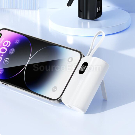 客製化膠囊行動電源帶支架禮品