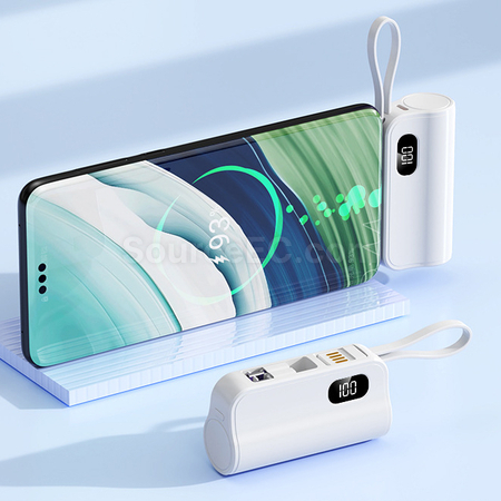 客製化膠囊行動電源帶支架禮品