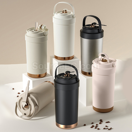 客製化316不鏽鋼內膽/陶瓷內膽提手保溫杯禮品