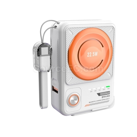 客製化22.5W自帶AC插頭移動電源禮品