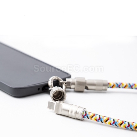 客製化二合一充電手機繩禮品