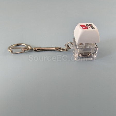 客製化解壓按鍵鎖匙扣禮品