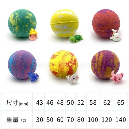 客製化動物泡澡球禮品