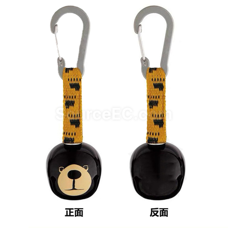 客製化登山扣驅熊鈴鐺掛件禮品