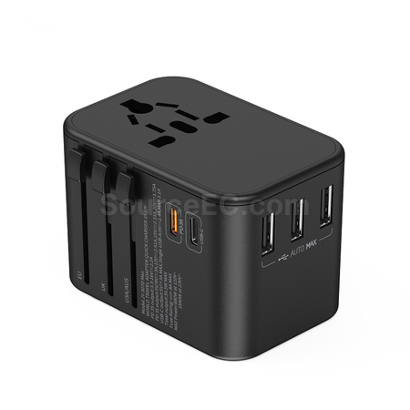 客製化PD 35W 快充旅行萬用轉換插頭禮品