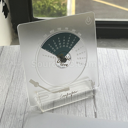 客製化創意客製壓克力唱片月曆禮品